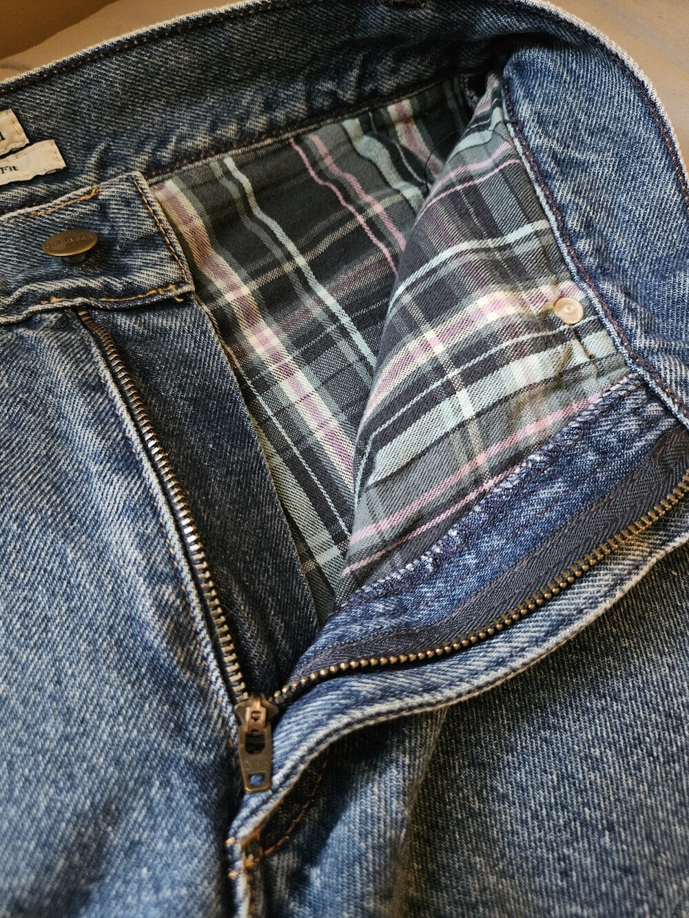 Flannel-Lined Jeans